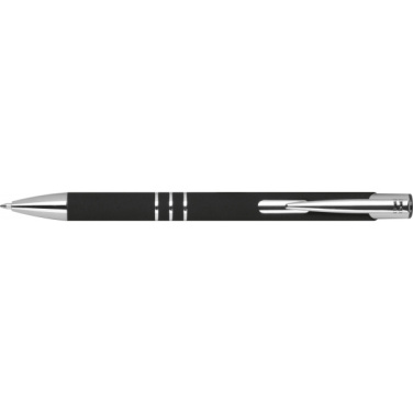 Logotrade promotional products photo of: Semi gel pen soft touch DUNMORE