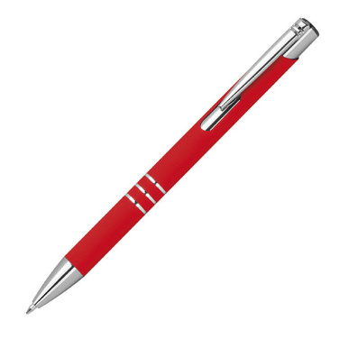 Logotrade business gift image of: Semi gel pen soft touch DUNMORE