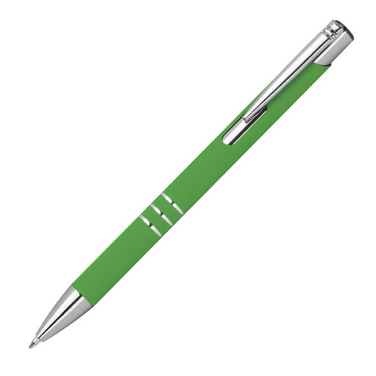 Logo trade promotional item photo of: Semi gel pen soft touch DUNMORE