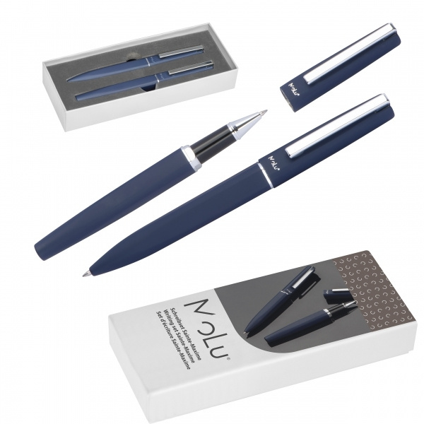 Logotrade promotional giveaway image of: Writing set soft touch SAINTE MAXIME MoLu