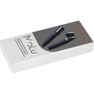 Logotrade promotional merchandise picture of: Writing set soft touch SAINTE MAXIME MoLu