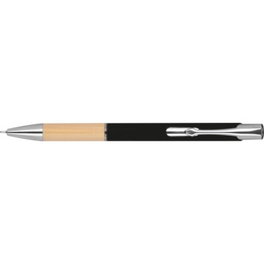 Logo trade promotional merchandise image of: Recycled ballpoint pen Naples