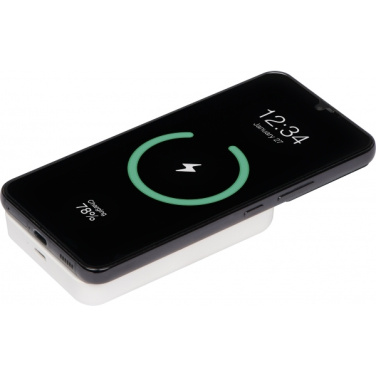 Logo trade promotional merchandise image of: Wireless power bank Wels