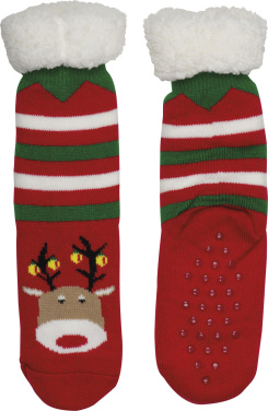 Logo trade promotional gift photo of: Christmas socks Lund