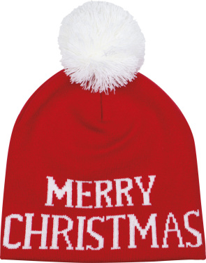 Logo trade promotional merchandise photo of: Christmas hat Whitehorse