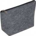 RPET cosmetic bag Cremona, dark grey