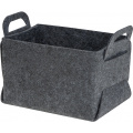 RPET folding basket Östersund, dark grey