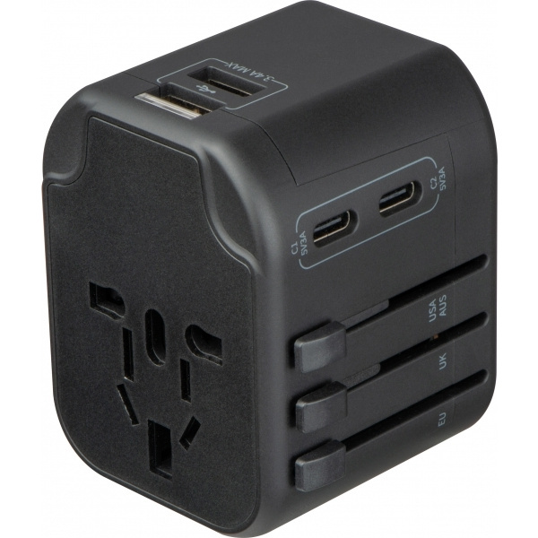 Logotrade promotional gift picture of: Travel Adapter Maracena