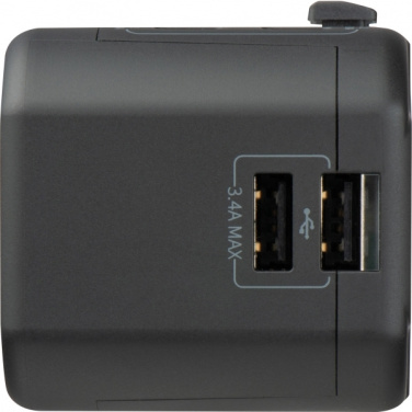 Logo trade promotional merchandise image of: Travel Adapter Maracena