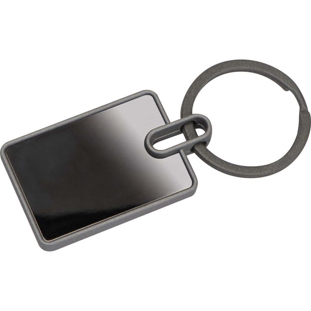 Logo trade promotional gifts image of: Zinc keychain Tijuana