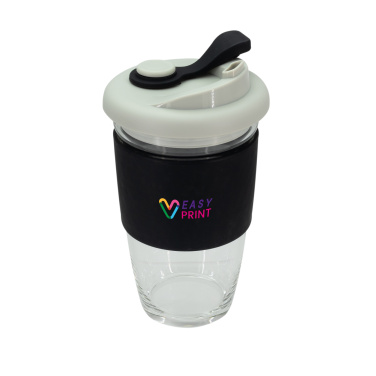 Logo trade corporate gift photo of: Glass coffee cup 424 ml