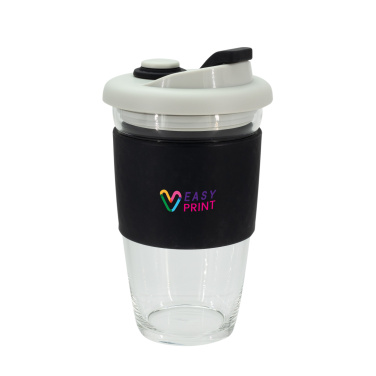 Logo trade corporate gift photo of: Glass coffee cup 424 ml