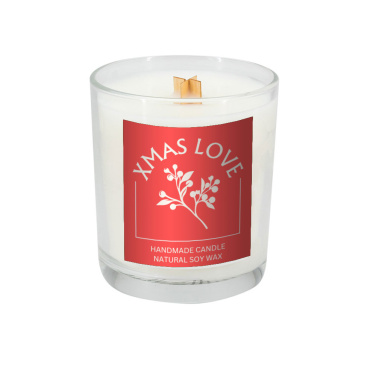 Logo trade promotional gifts image of: Soy candle 190g Christmas love