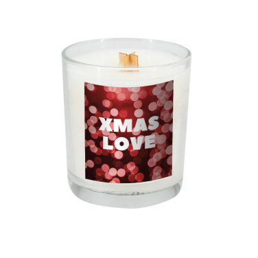 Logo trade promotional item photo of: Soy candle 190g Christmas love