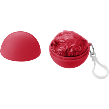 Logo trade promotional merchandise photo of: Xina rain poncho in storage ball with keychain