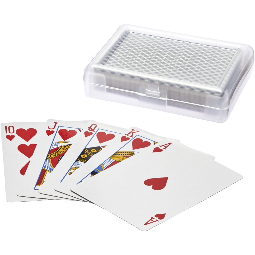 Logotrade promotional product image of: Reno playing cards set in case