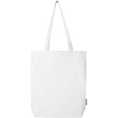 Logo trade promotional merchandise photo of: Florida 270 g/m² GRS recycled tote bag 10L