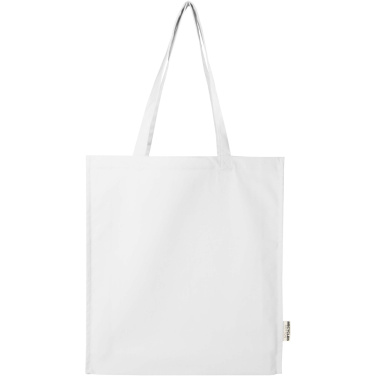 Logotrade promotional giveaway picture of: Florida 270 g/m² GRS recycled gusset tote bag 14L