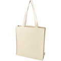 Florida 270 g/m² GRS recycled gusset tote bag 14L, Natural