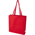 Florida 270 g/m² GRS recycled gusset tote bag 14L, Red