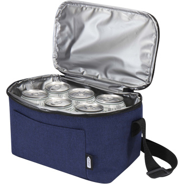 Logo trade promotional merchandise picture of: Tundra 6-can GRS RPET cooler bag 5L