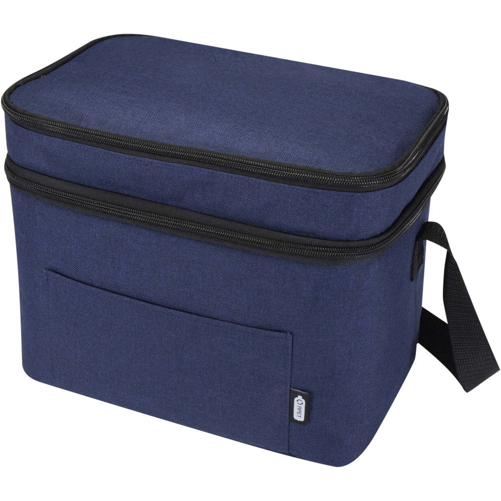 Logotrade promotional items photo of: Tundra GRS RPET double compartments cooler bag 13L