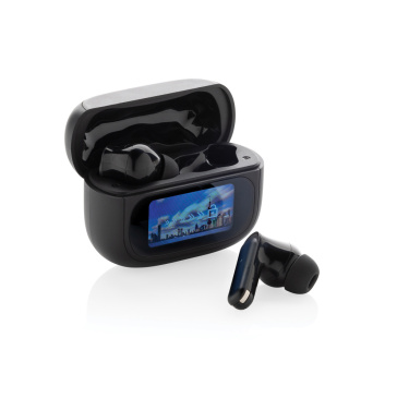 Logo trade promotional items picture of: Airtune RCS recycled plastic ANC earbuds with touch screen