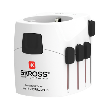 Logo trade promotional gifts picture of: SKROSS Pro 3-Pole World Travel Adapter