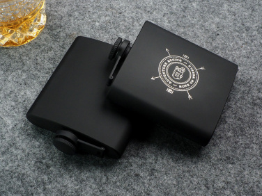 Logo trade promotional giveaways image of: Hip flask 190203600