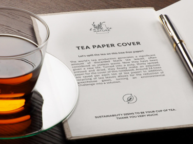 Logotrade business gift image of: Recycled Tea Notebook 209734000