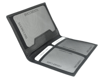 Logo trade promotional gifts image of: RFID document wallet 20801300