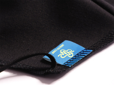 Logo trade business gift photo of: BLACK-BLACK cotton face mask 140116500