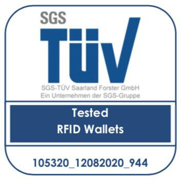 Logo trade advertising products image of: RFID wallet 593119