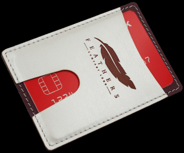 Logo trade promotional products image of: Credit card holder 544119