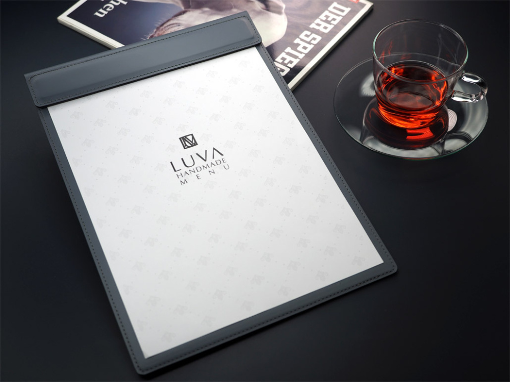 Logo trade promotional items image of: Menu cover 1241094