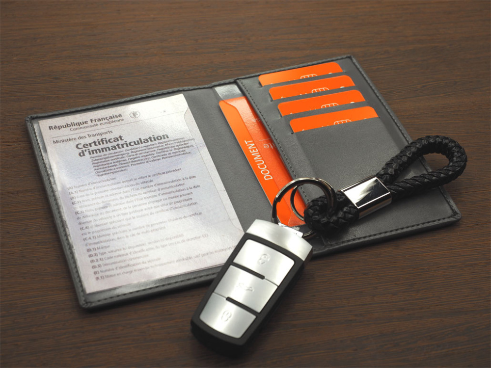 Logo trade promotional items image of: Document wallet 1255119