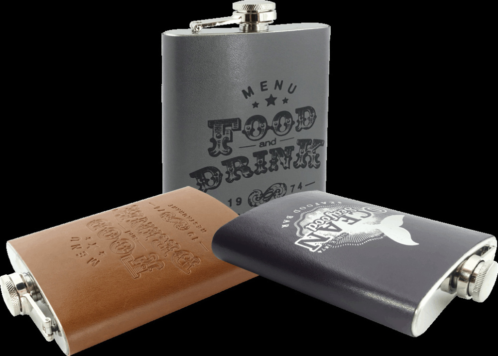 Logo trade corporate gift photo of: Hip flask 425119