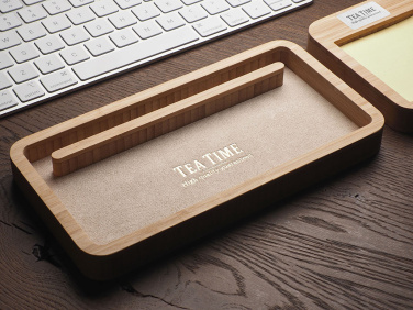 Logo trade promotional gift photo of: Wooden desk organiser 1850292