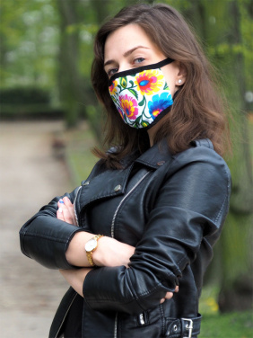 Logotrade business gift image of: MARS PRO cotton mask (size M) with pocket and HEPA filter 1380165