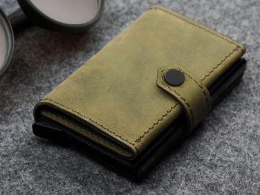 Logo trade promotional giveaway photo of: RFID wallet - Hunter Leather 2109284