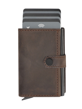 Logotrade promotional merchandise picture of: RFID wallet - Hunter Leather 2109284