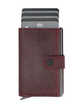 Logo trade promotional merchandise photo of: RFID wallet - Hunter Leather 2109284