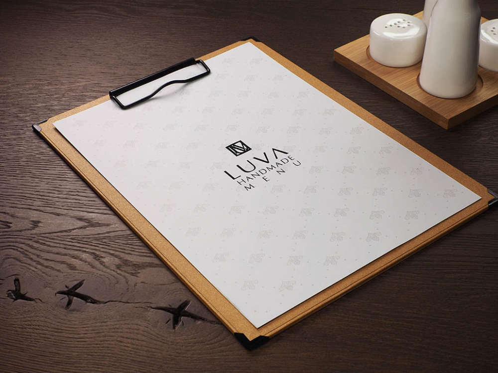 Logotrade business gift image of: Clipboard menu 1028280