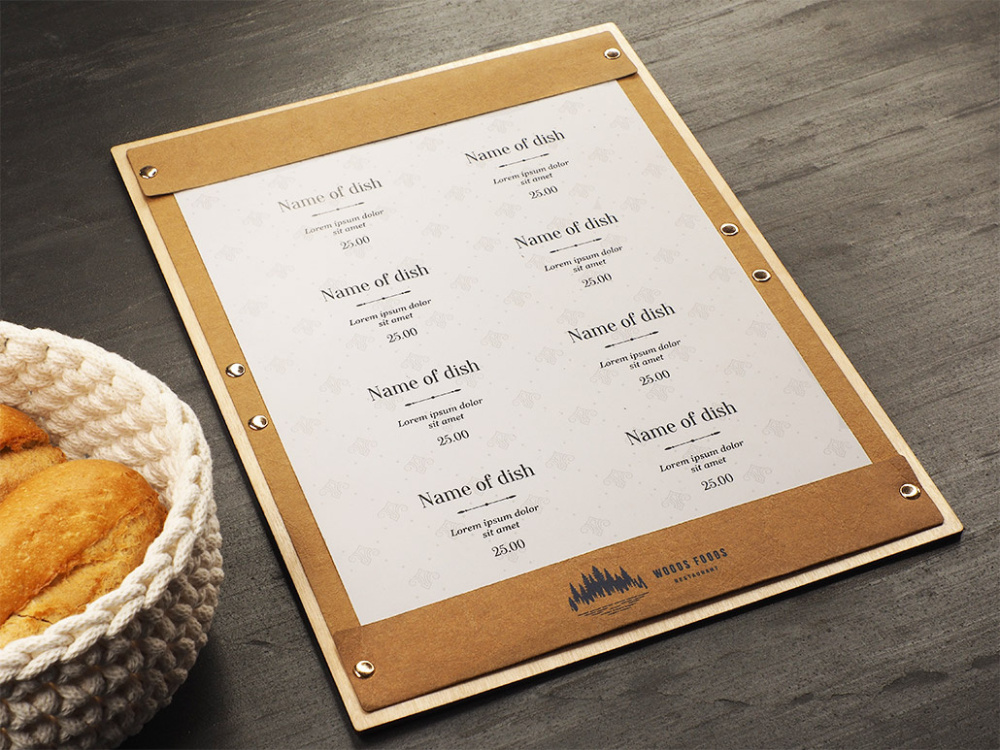 Logotrade advertising product picture of: Menu pad 1668121