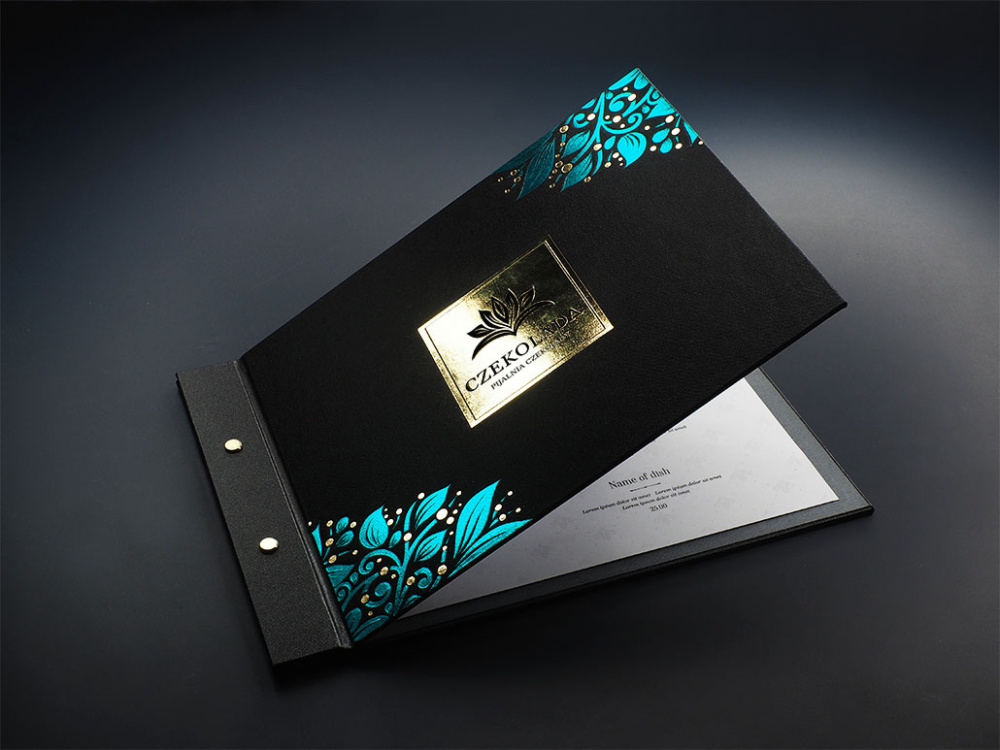 Logo trade corporate gift photo of: Menu cover 1681280