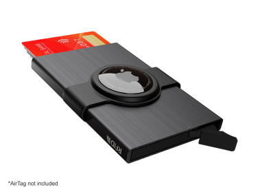 Logo trade promotional gift photo of: RFID credit card case with holder for AirTag 2163155