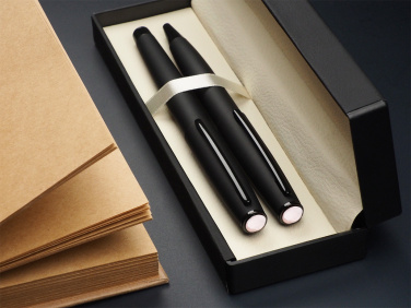 Logo trade promotional giveaway photo of: Opal stone Pen set 1286036