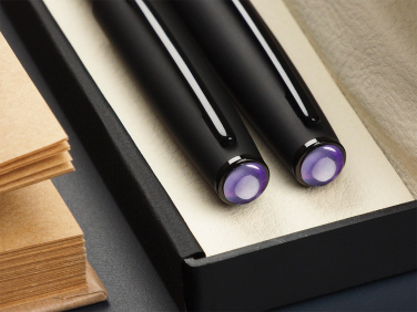 Logotrade promotional giveaways photo of: Amethyst Pen set  1288036