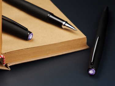 Logotrade promotional item picture of: Amethyst Pen set  1288036