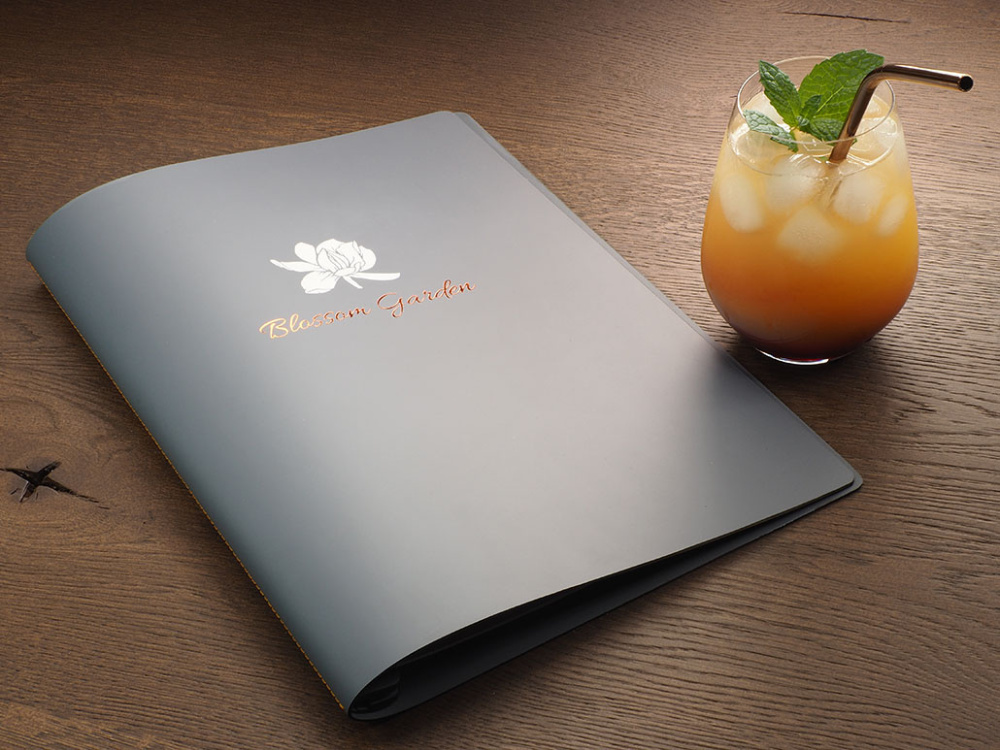 Logo trade business gift photo of: Menu cover 1788094